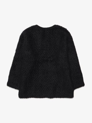 Haider Ackermann Black Pattern Printed Mohair Sweater