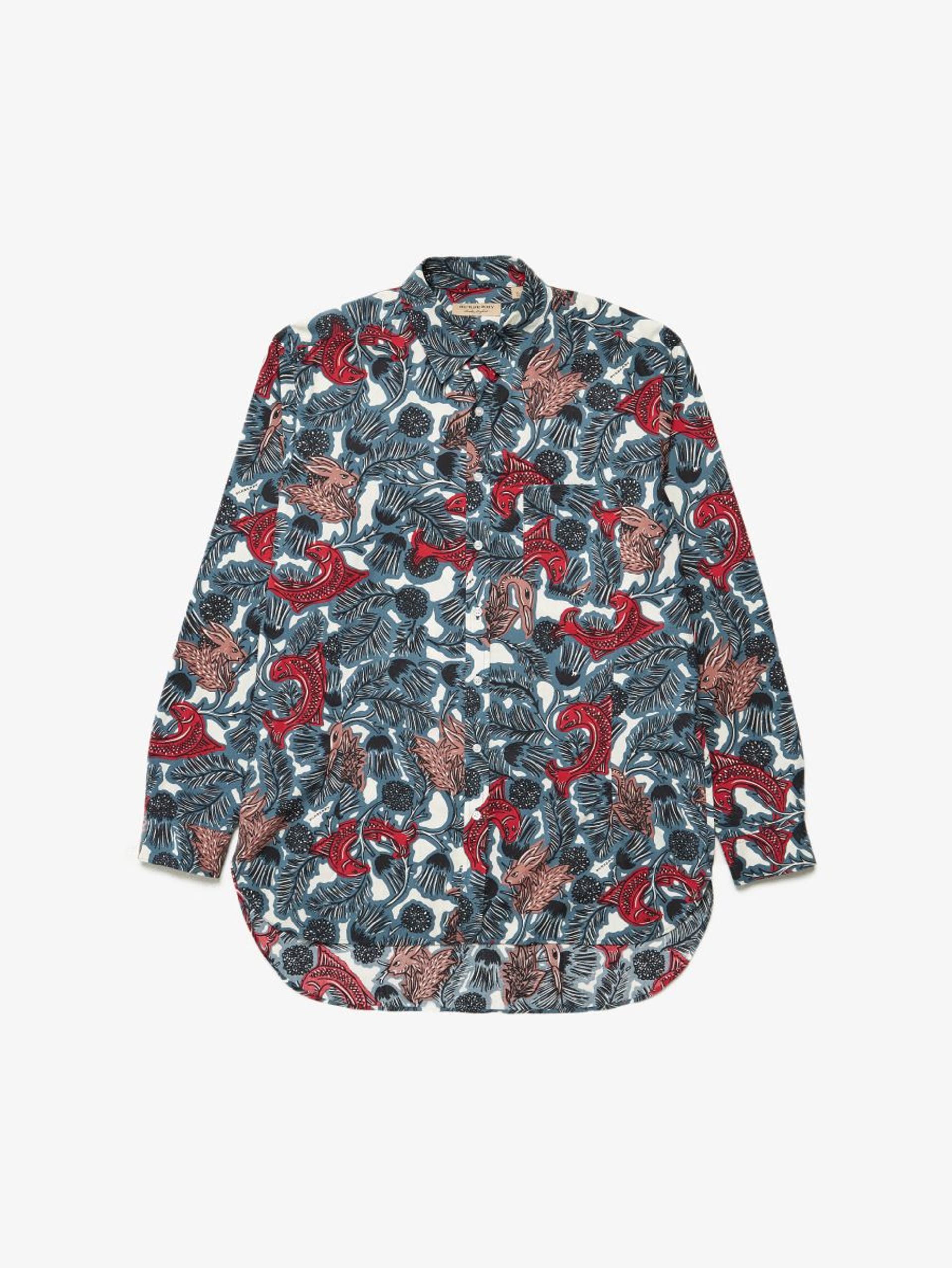 Burberry print shirt best sale