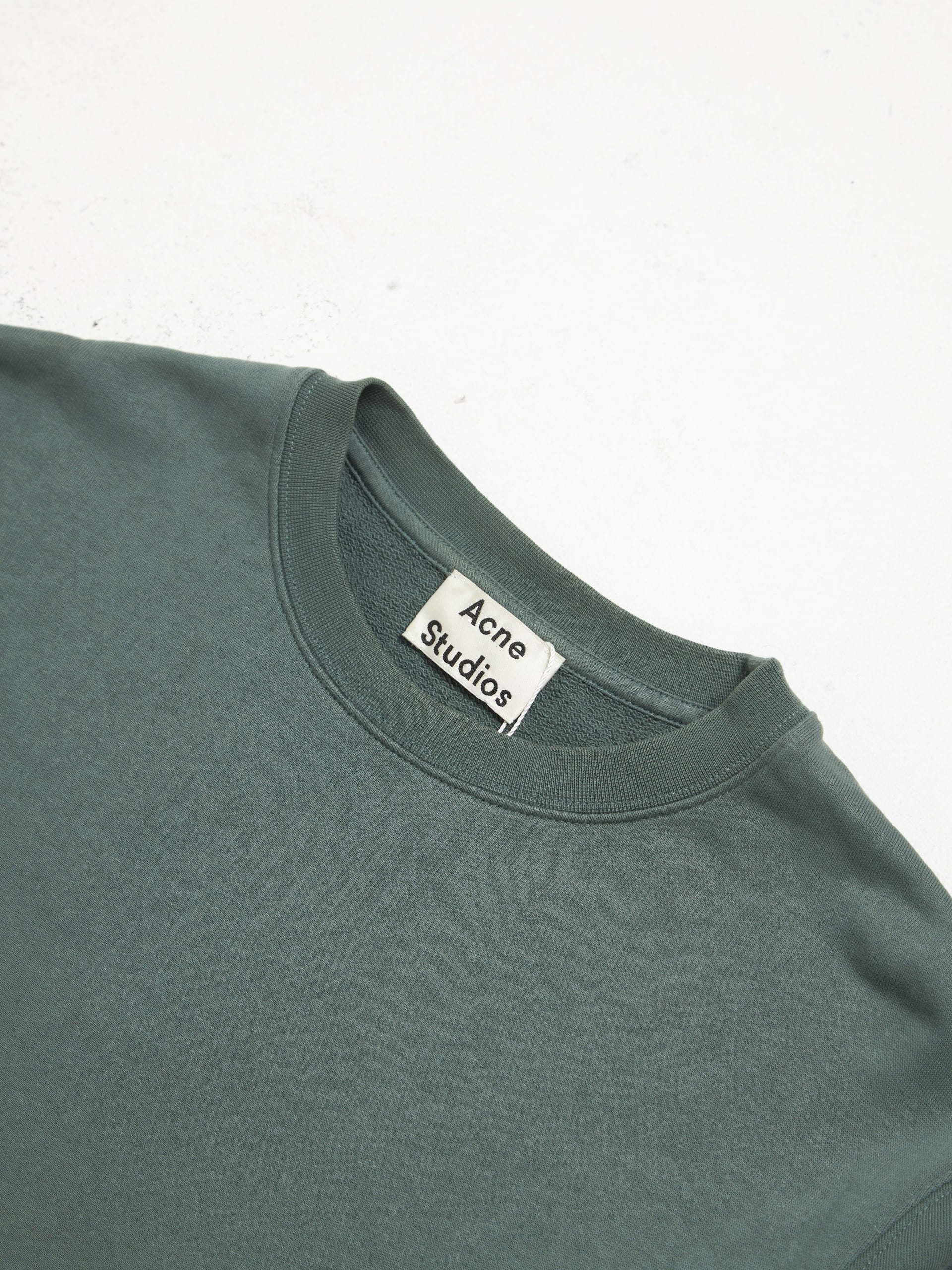 Acne Studios Green gray Cotton Sweatshirt