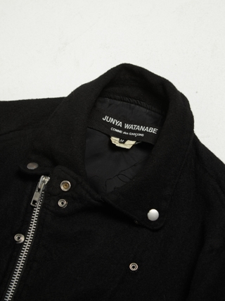 Comme Des Garcons Junya Watanabe Black Multi Zipped Washed