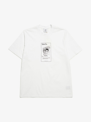 Vetements White Love Is T-shirt