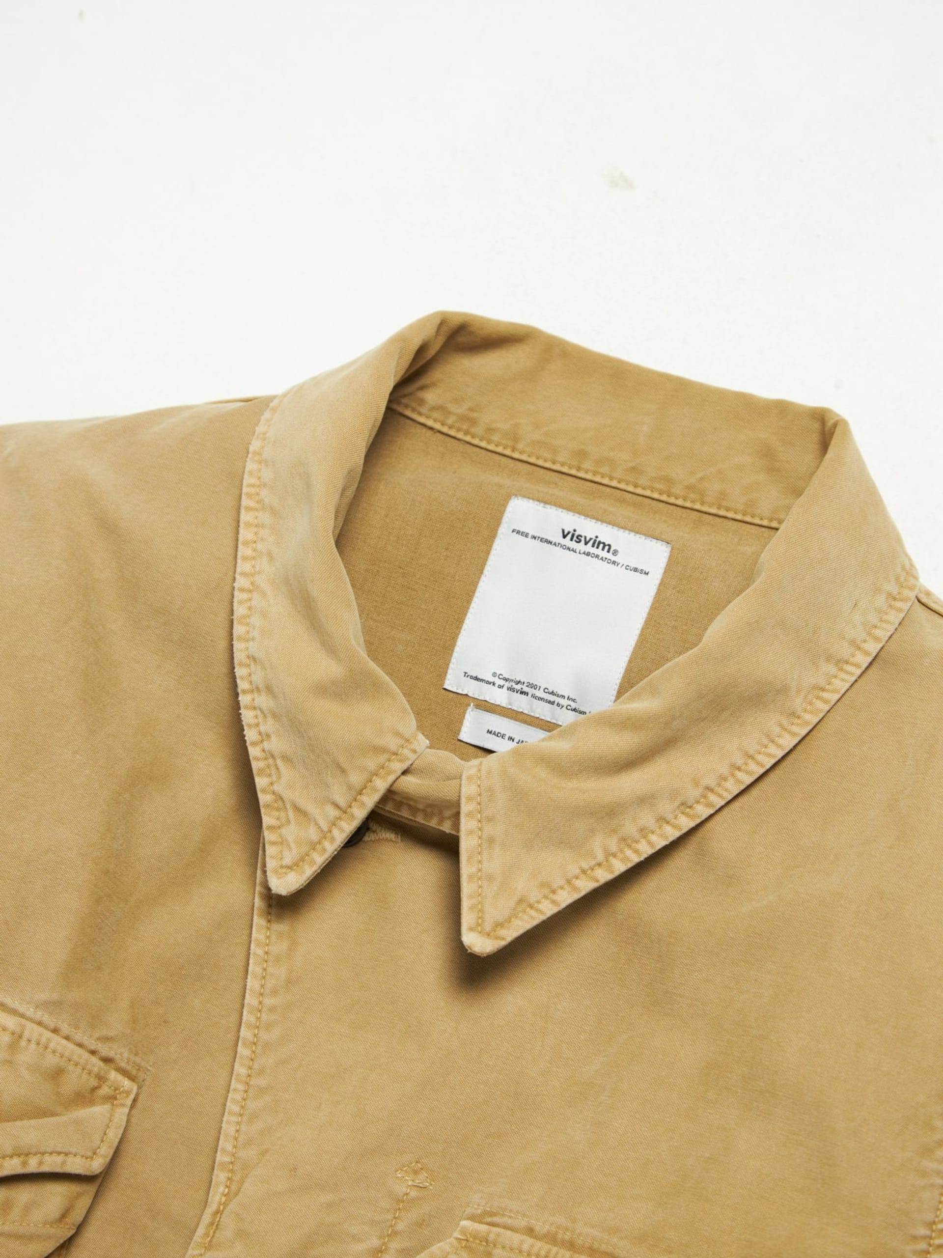 Visvim Beige Washed M65 Cotton Jacket