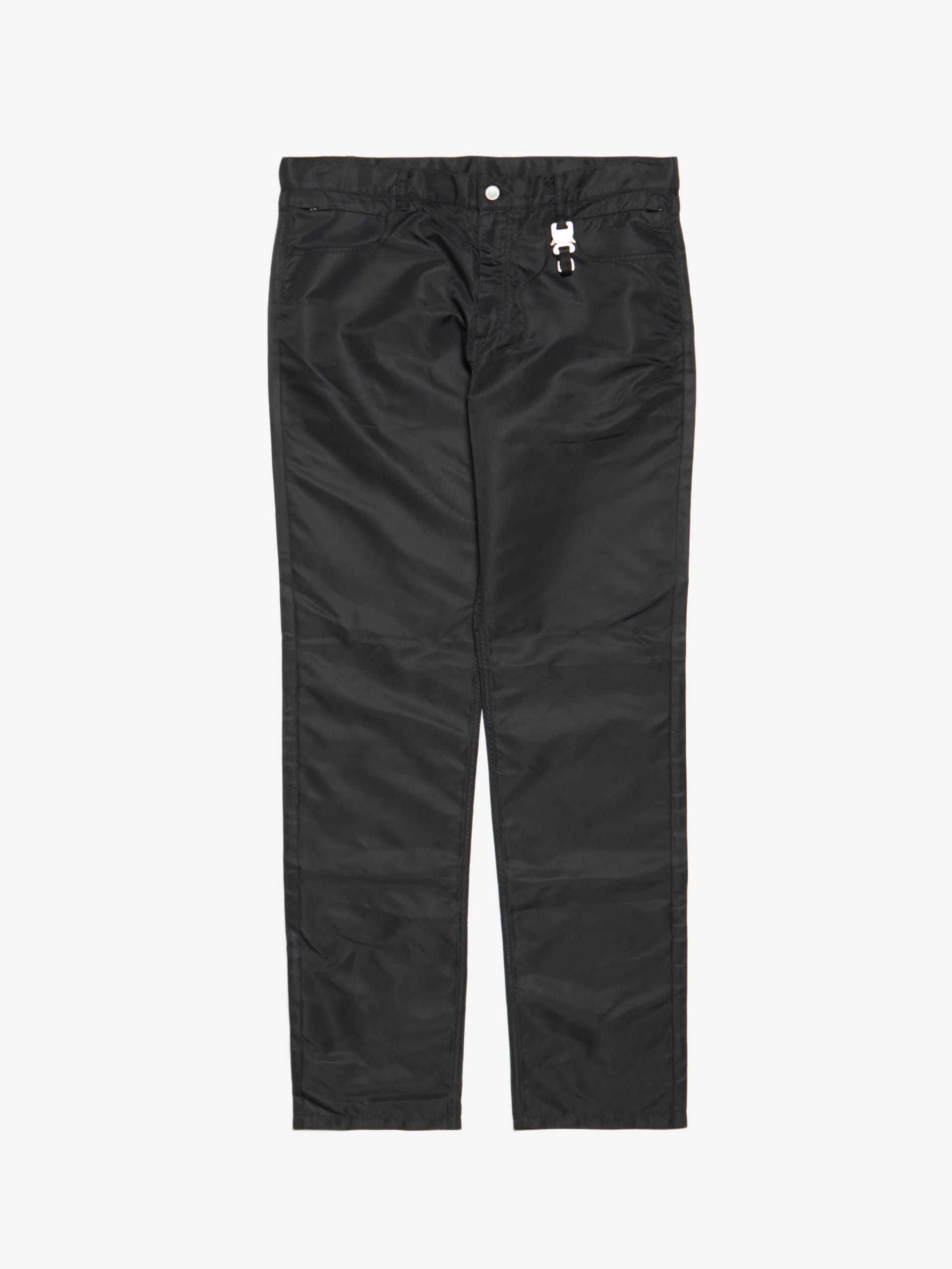 1017 ALYX 9SM Black Buckle Detailed Polyamide Pants