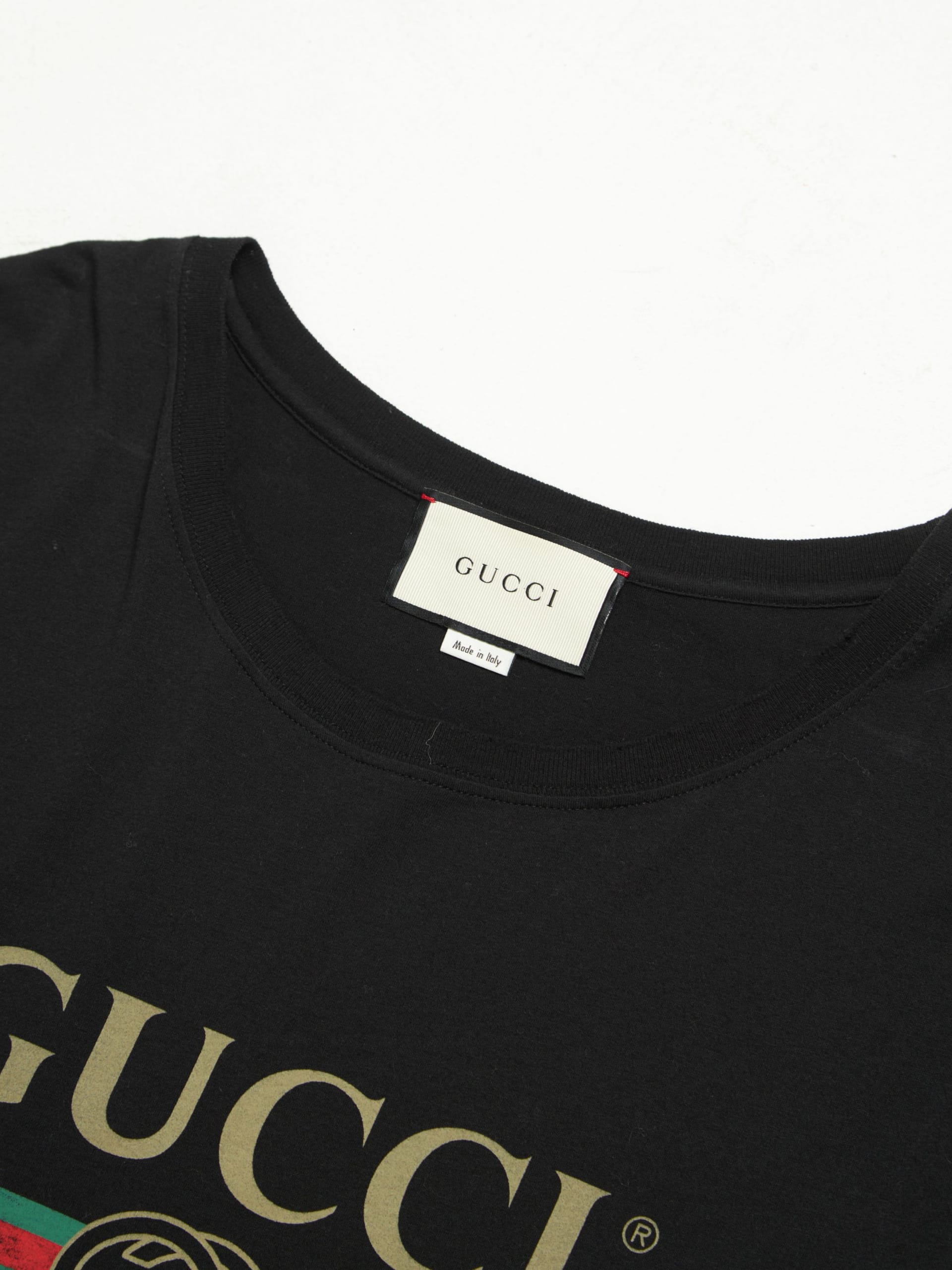 Gucci logo t store shirt black