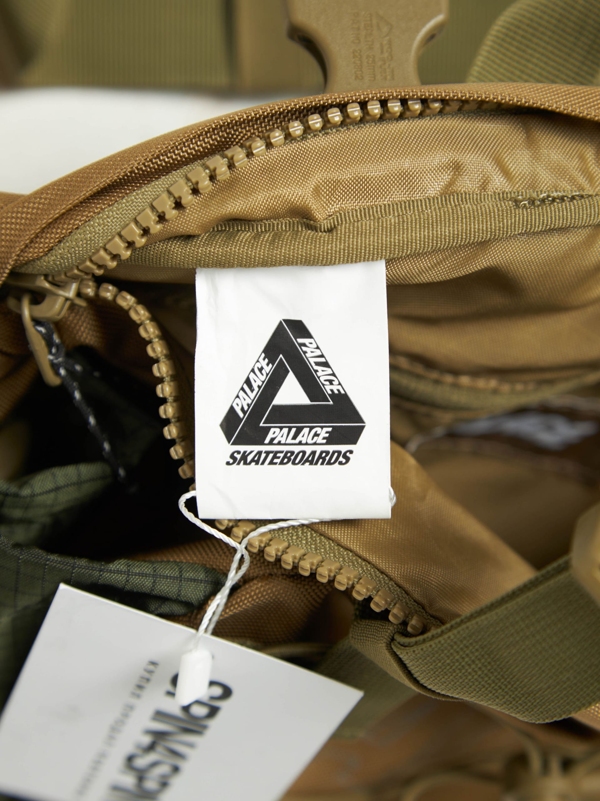 Palace Khaki Ballistic Lumber Pack Nylon Bag