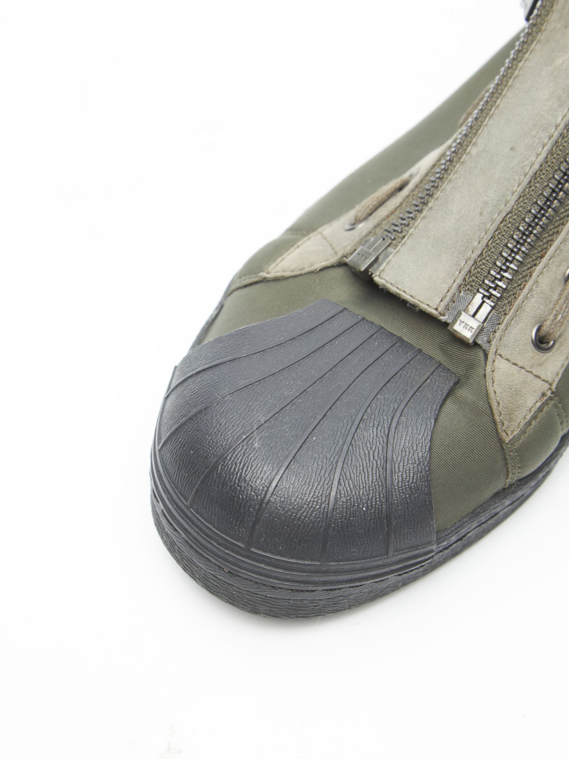 Y-3 Khaki Super Zip Low Top Sneakers