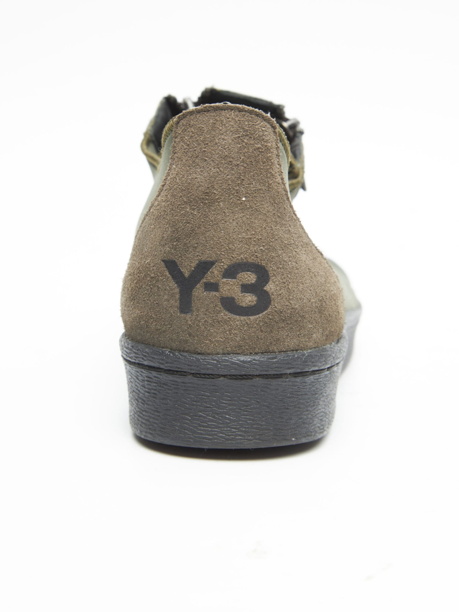 Y-3 Khaki Super Zip Low Top Sneakers