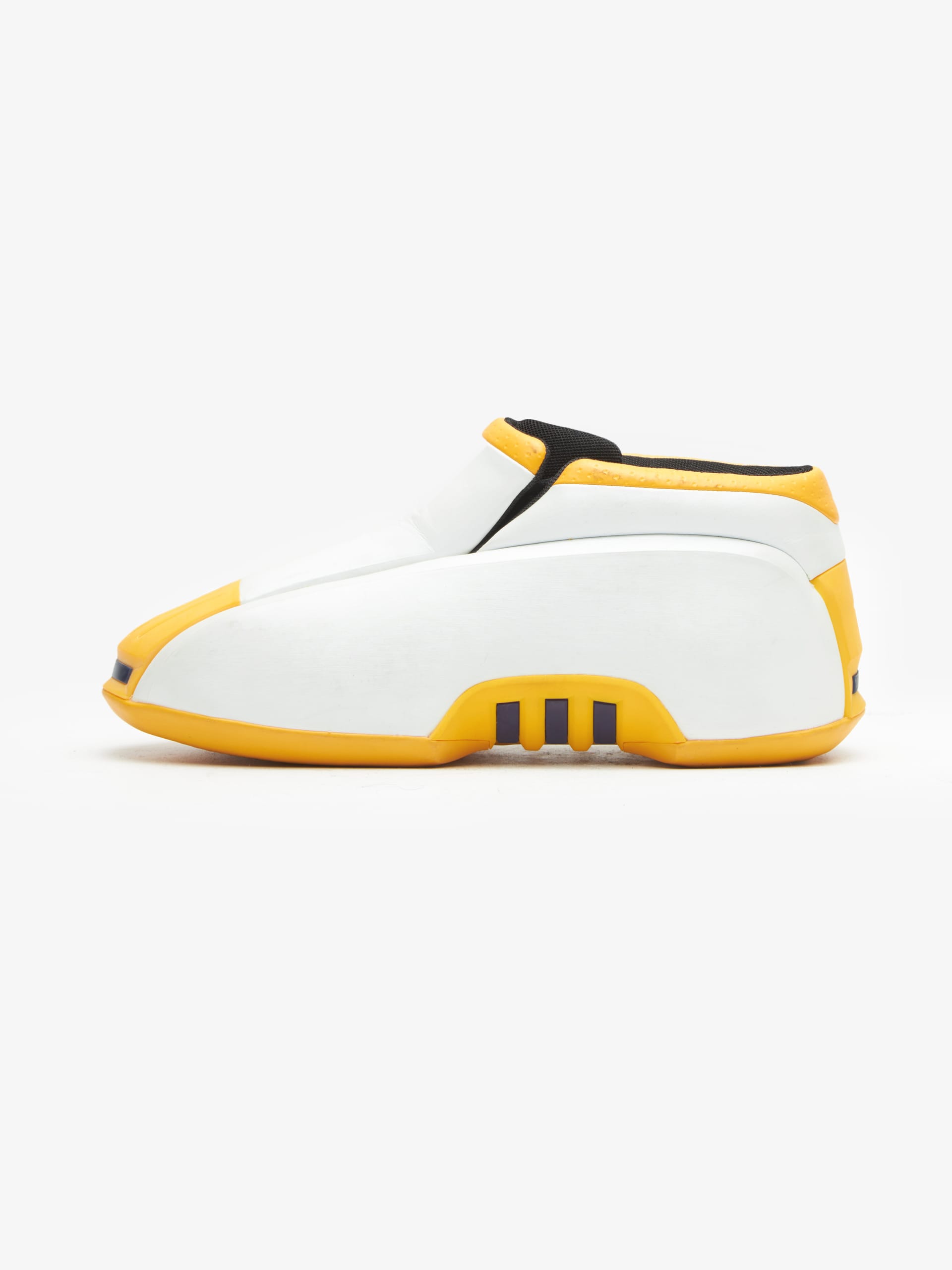 Adidas Silver and Yellow Kobe Two Sneakers