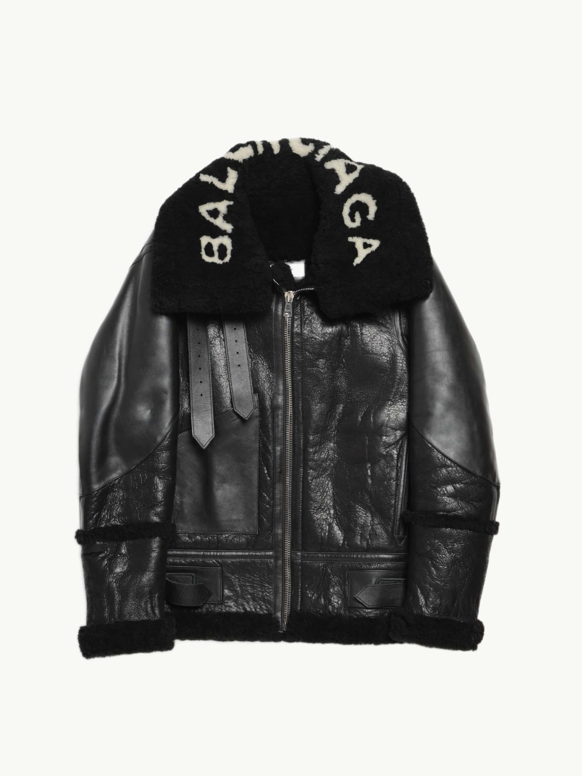 Balenciaga perfecto hot sale leather jacket