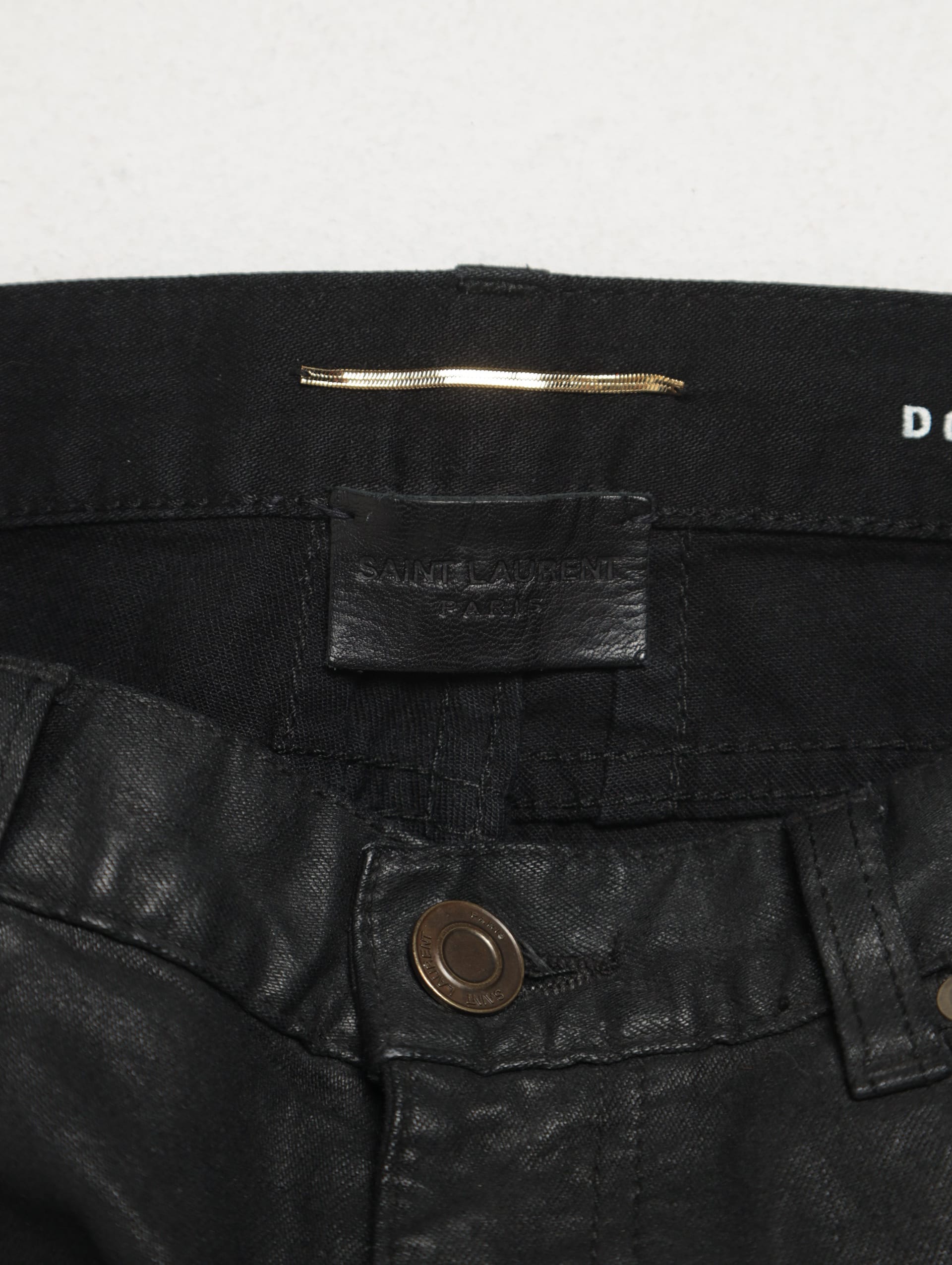 v*_様 saint laurent paris coating skinny Saint Laurent Paris coated skinny jeans, 27 inch