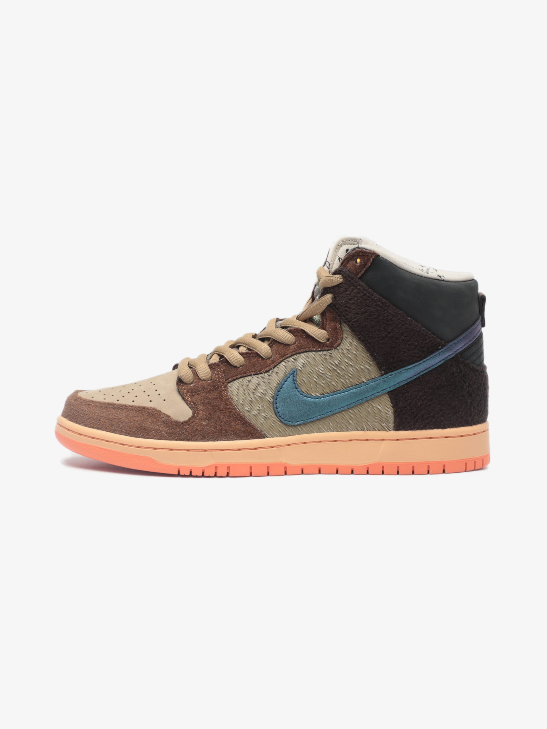 Nike SB Brown Dunk High Top Sneakers