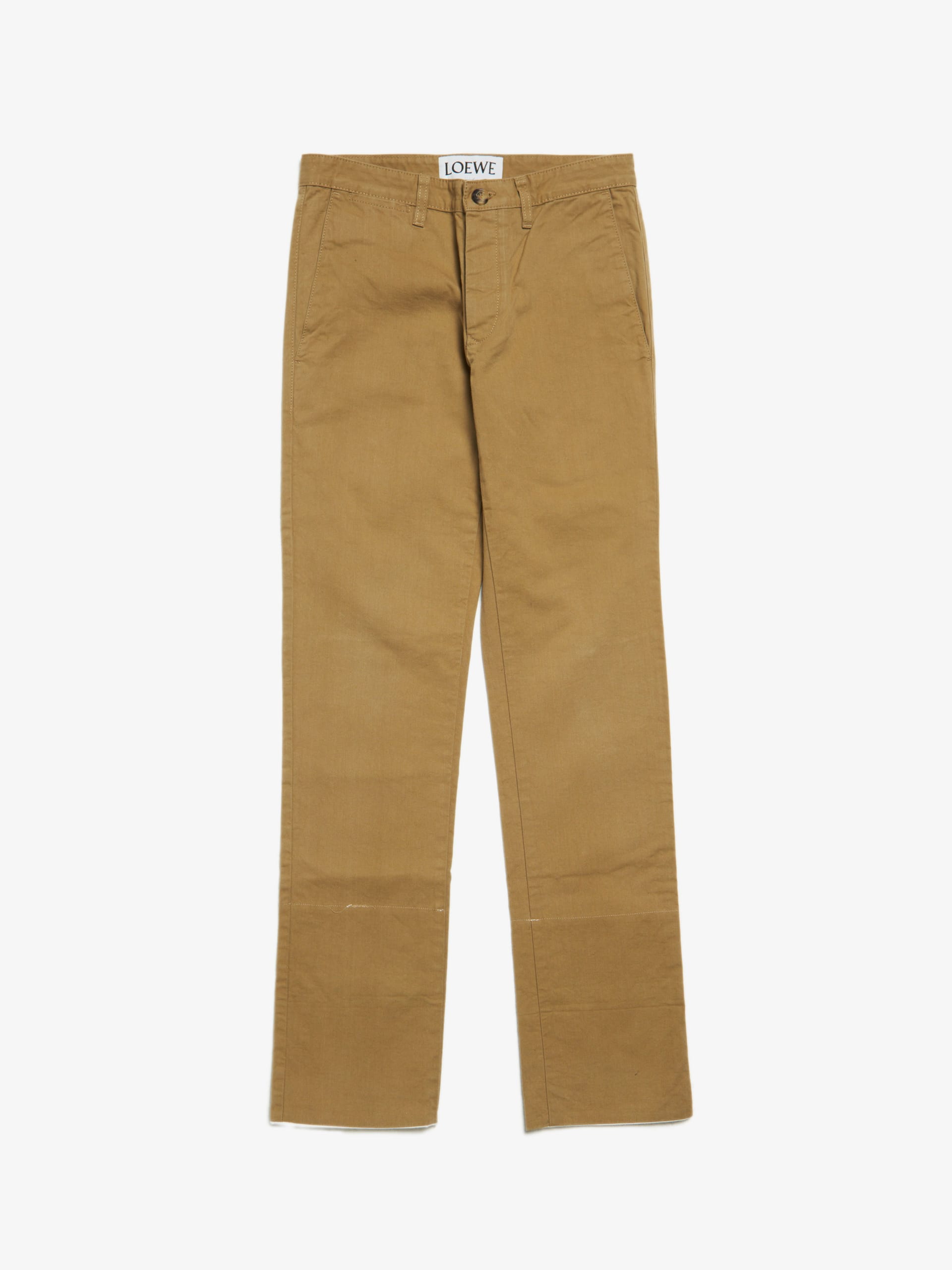 Loewe Sand Fisherman Cotton Chino Pants