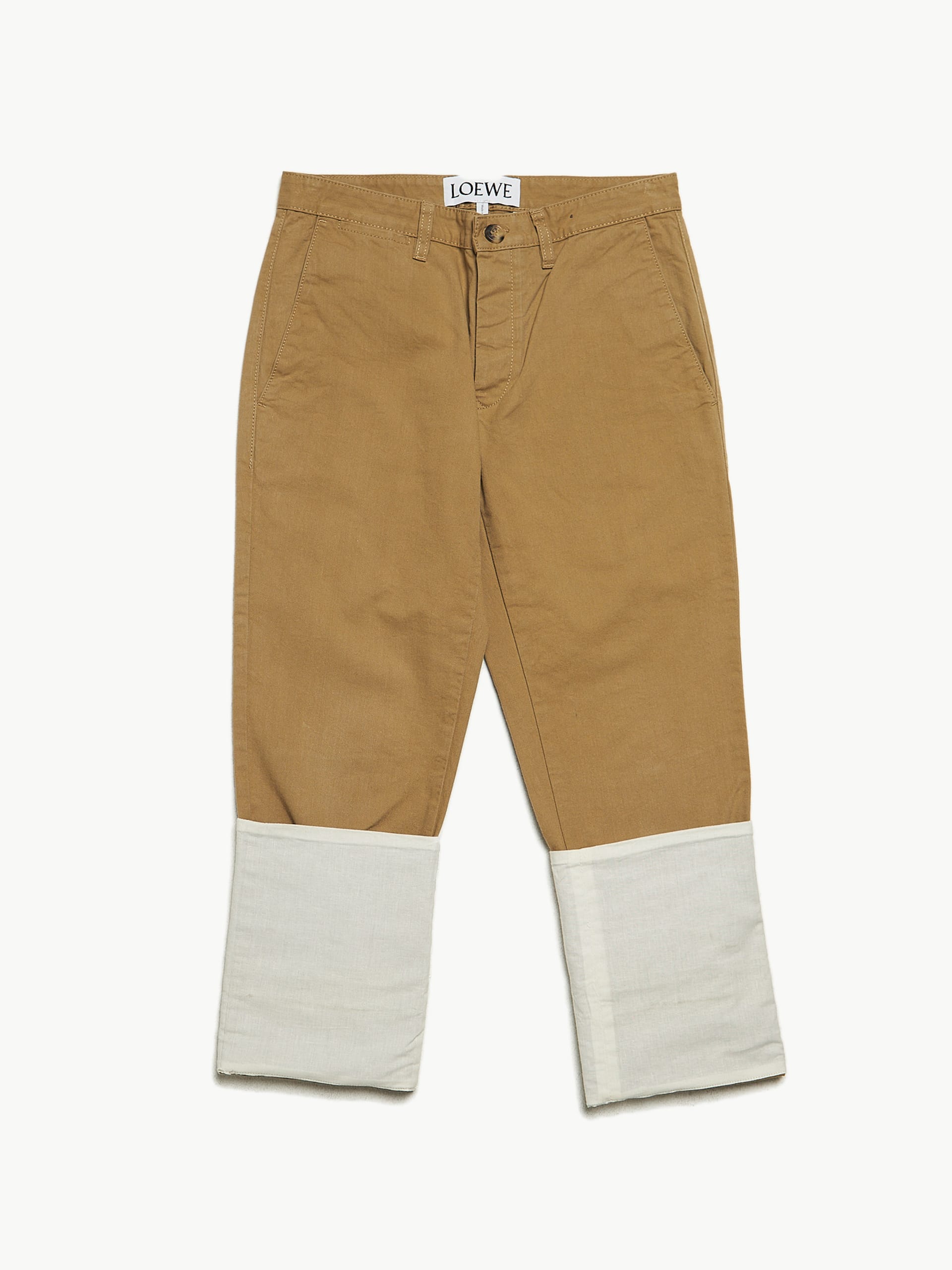 Loewe Sand Fisherman Cotton Chino Pants