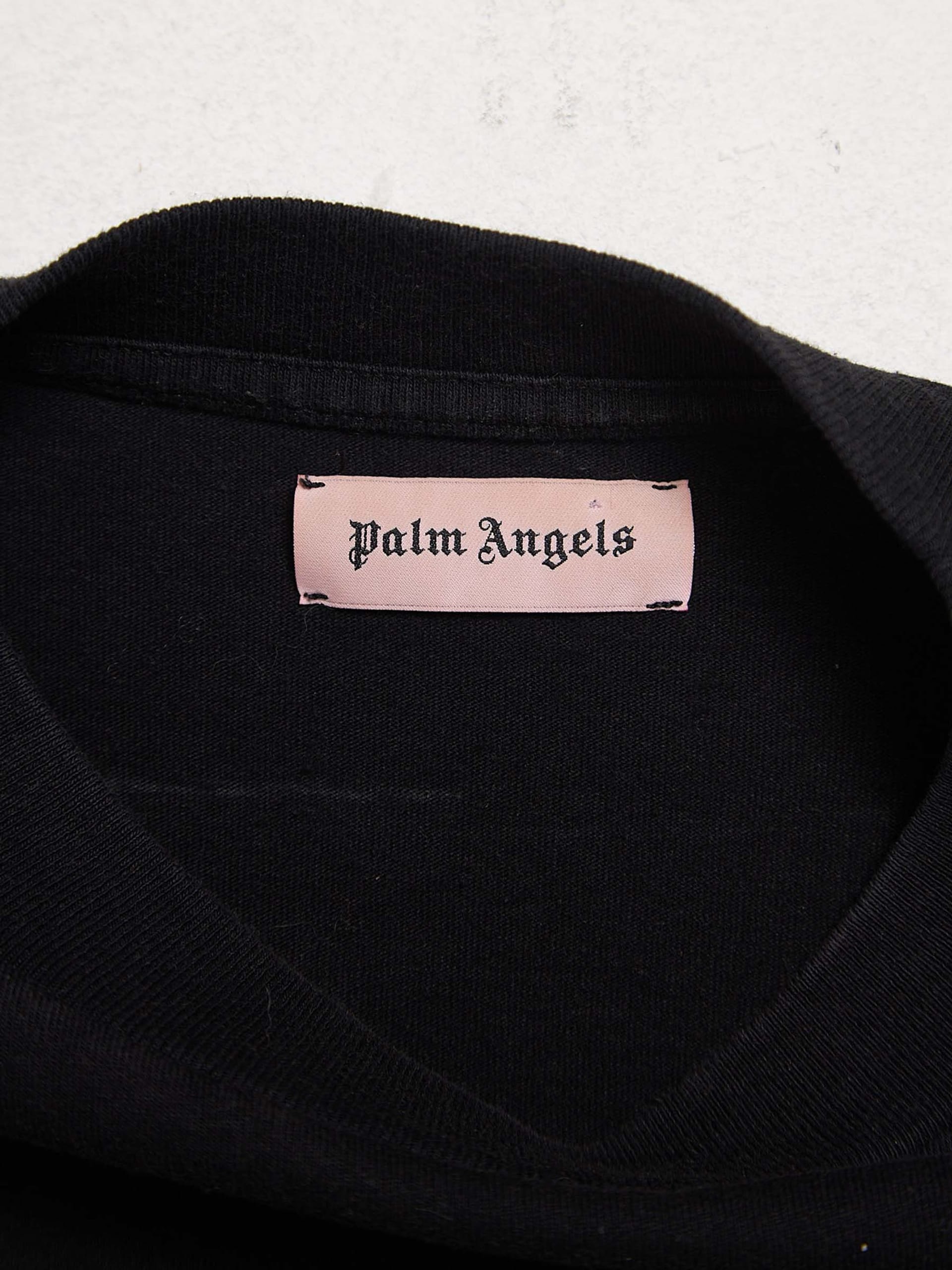 Palm Angels Blak Playboy Carti Die Punk Printed Cotton T Shirt