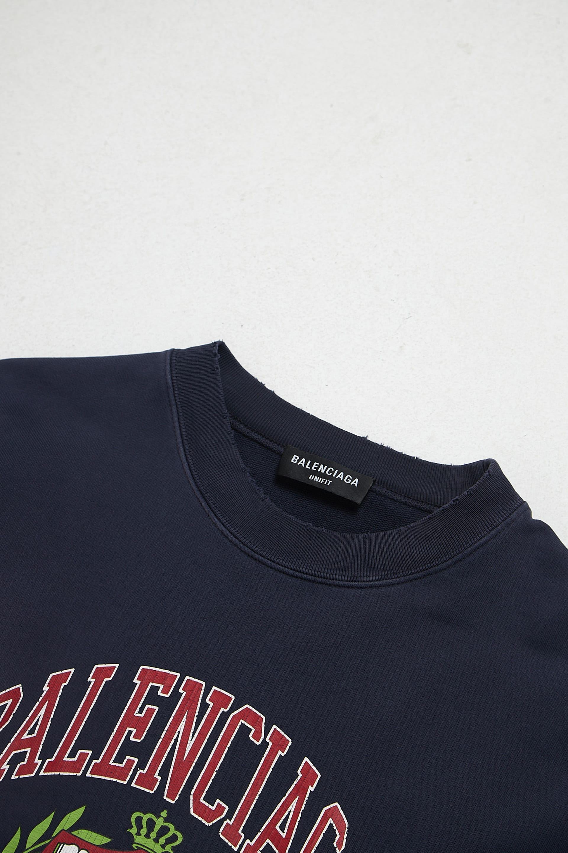 Balenciaga sweatshirt hot sale mens navy