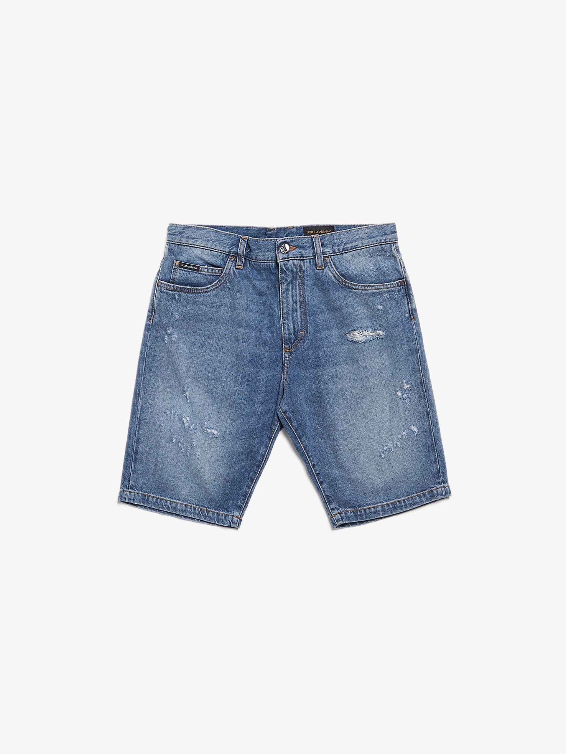 Cotton jean shorts on sale