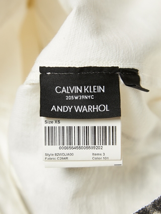 Calvin klein 205w39nyc x andy warhol hotsell