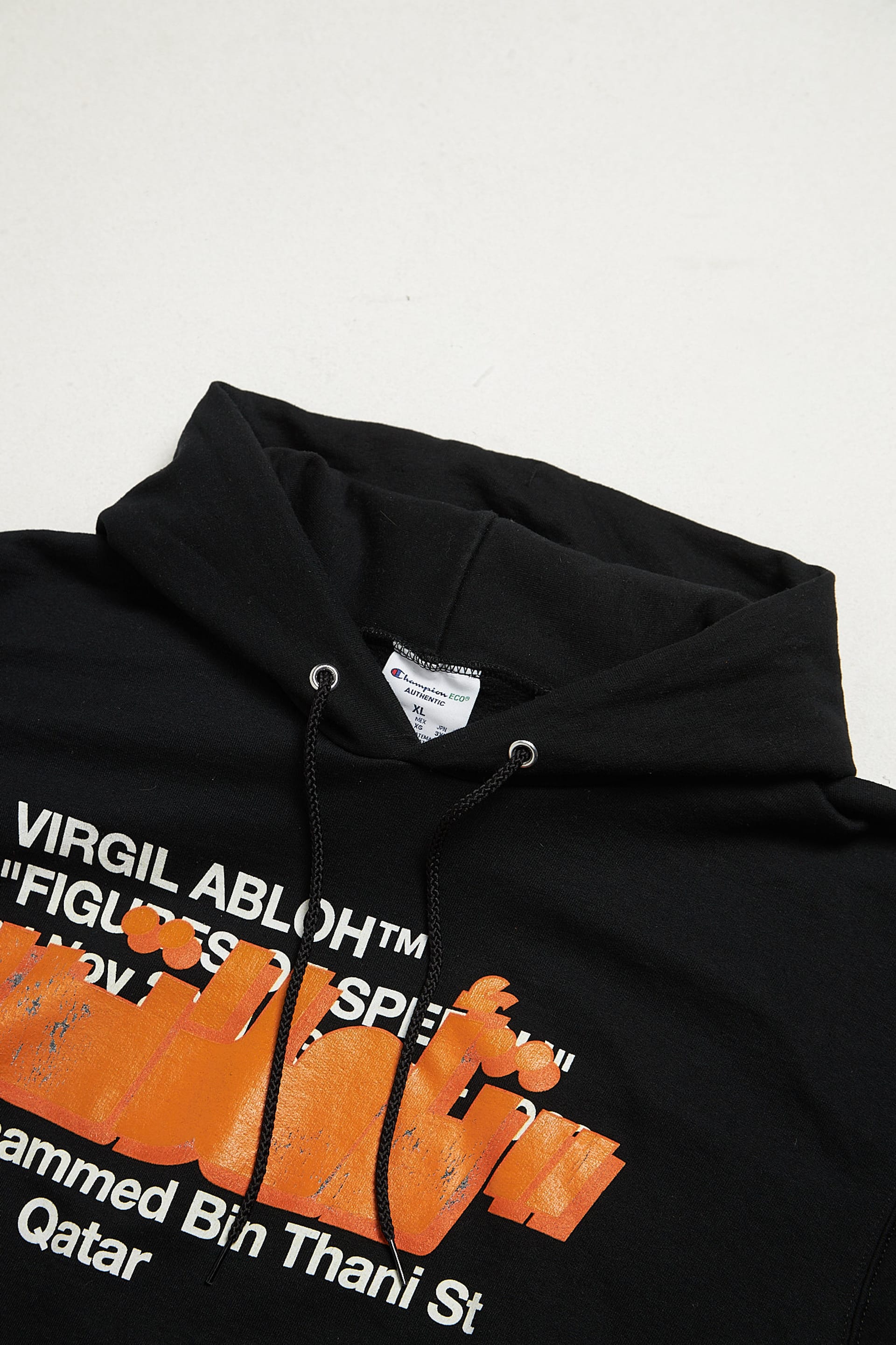 Virgil abloh champion hoodie sale