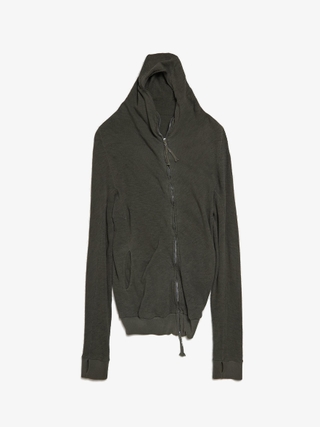 ジャケット・アウター Boris Bidjan Saberi Khaki Cotton Hoodie Boris Bidjan Saberi ZIPPER2.1 Ninja Hoodie | Elixirgallery