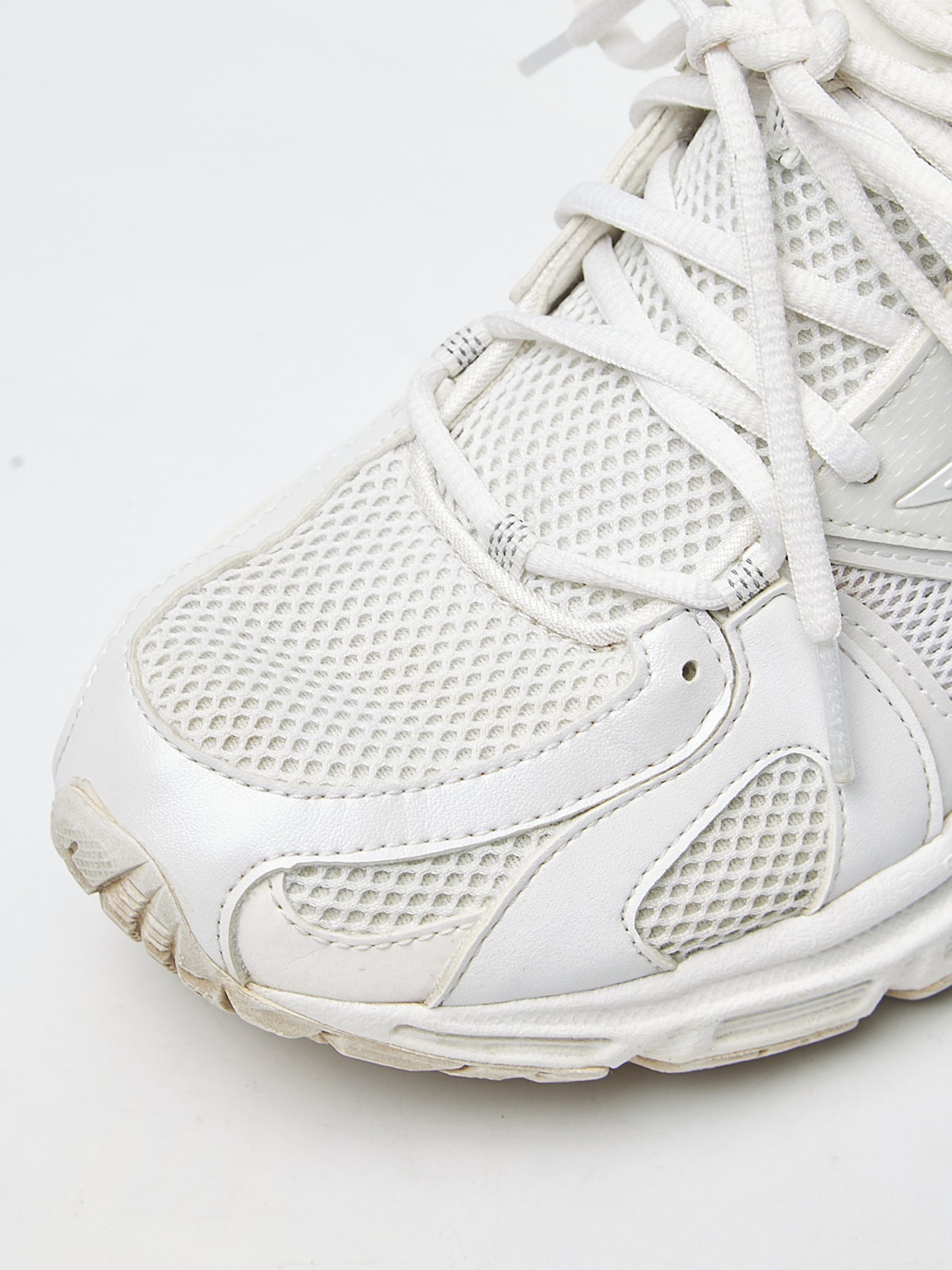 Vetements White Spike Runner 200 Sneakers