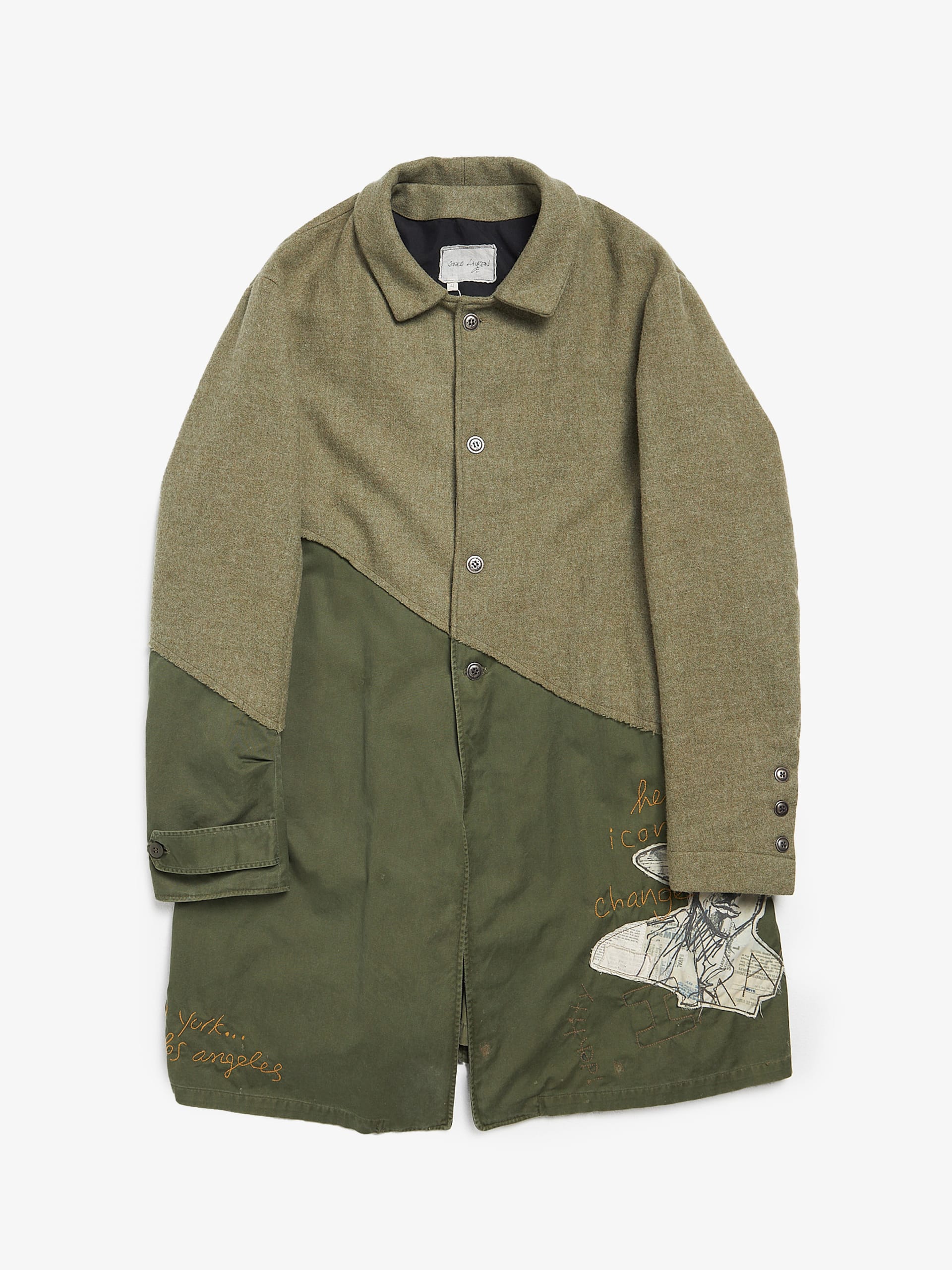 Kith x greg lauren trench coat hotsell