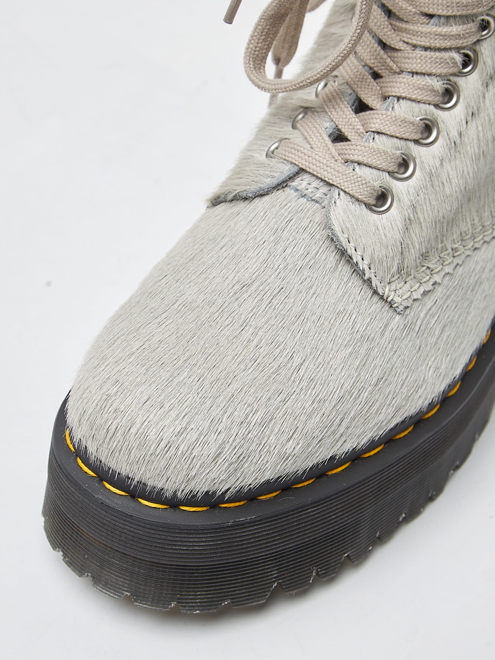 靴 rick owens Pony hair kiss boot Rick Owens Ponyhair Kiss Heel boots from | Depop