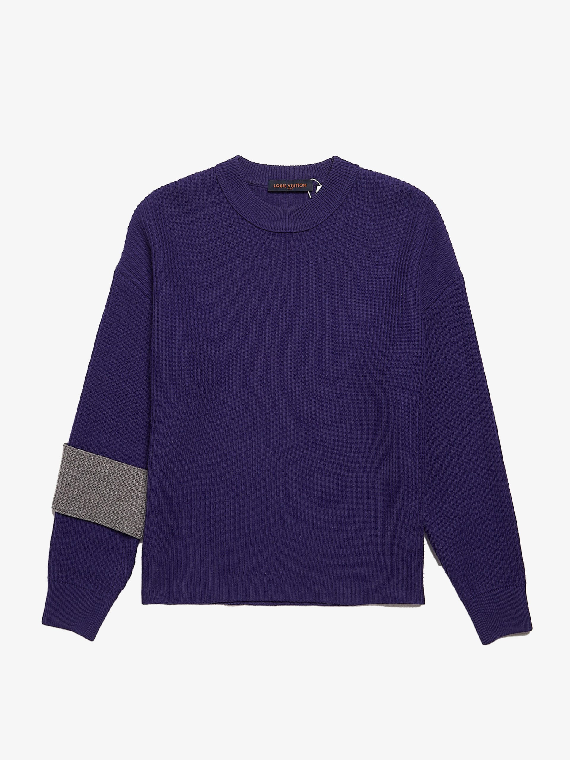 Louis vuitton purple sweater sale