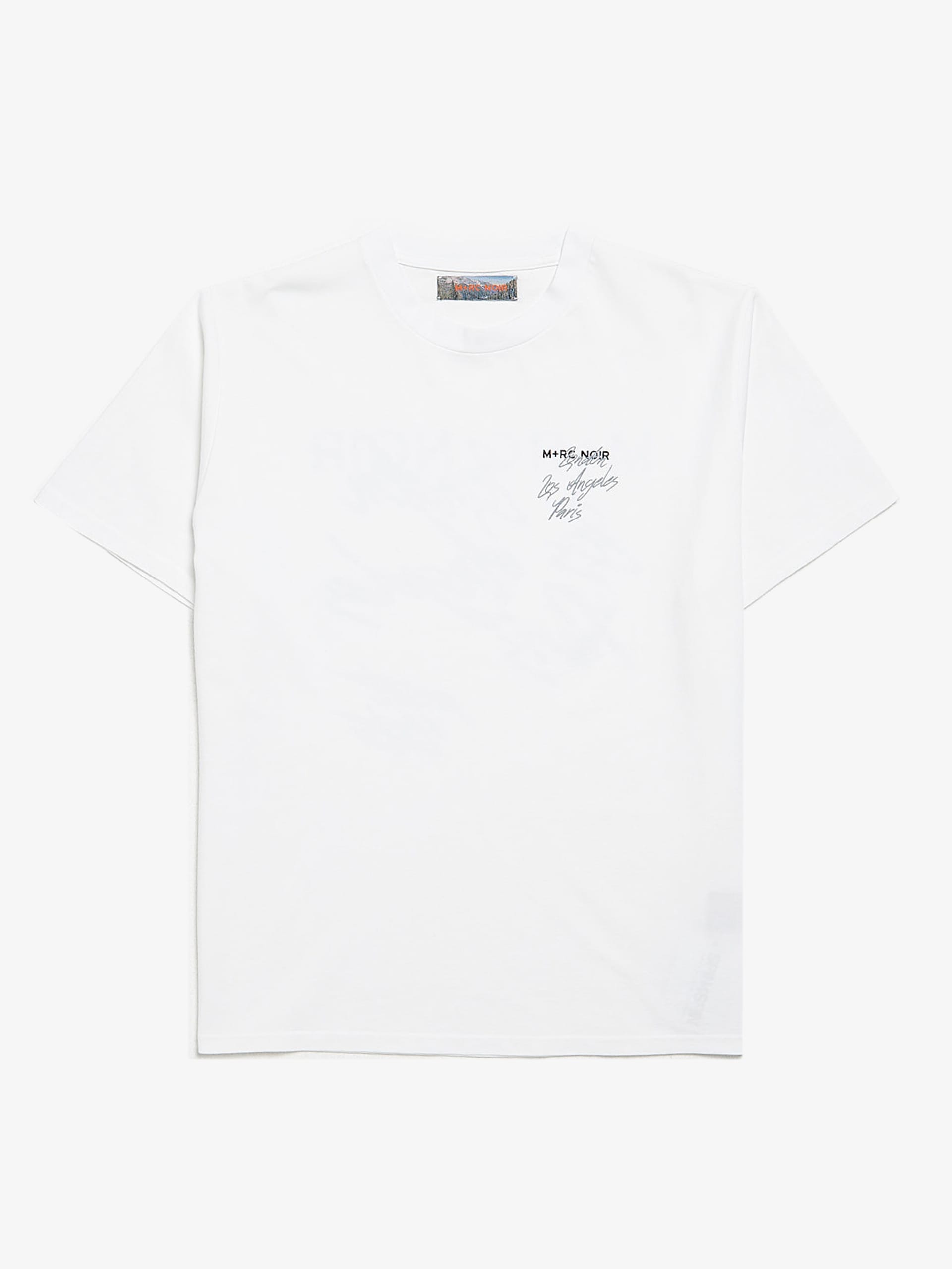 White Cotton Los Angeles Logo T-Shirt