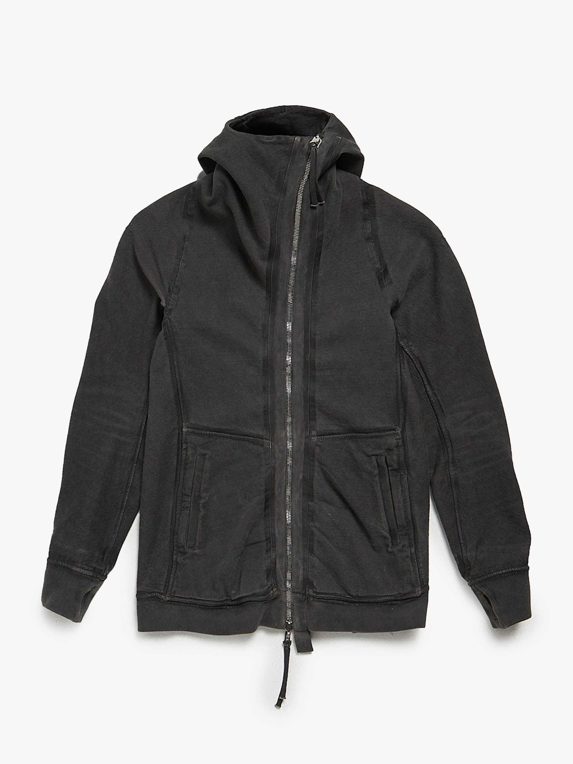 トップス Boris bidjan saberi HOODY S Boris Bidjan Saberi ZIPPER2 Cold Dyed Ninja Hoodie