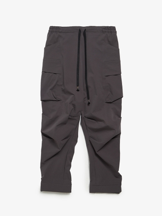 The Viridi-anne Gray Pocket Detailed Cotton Cargo Pants