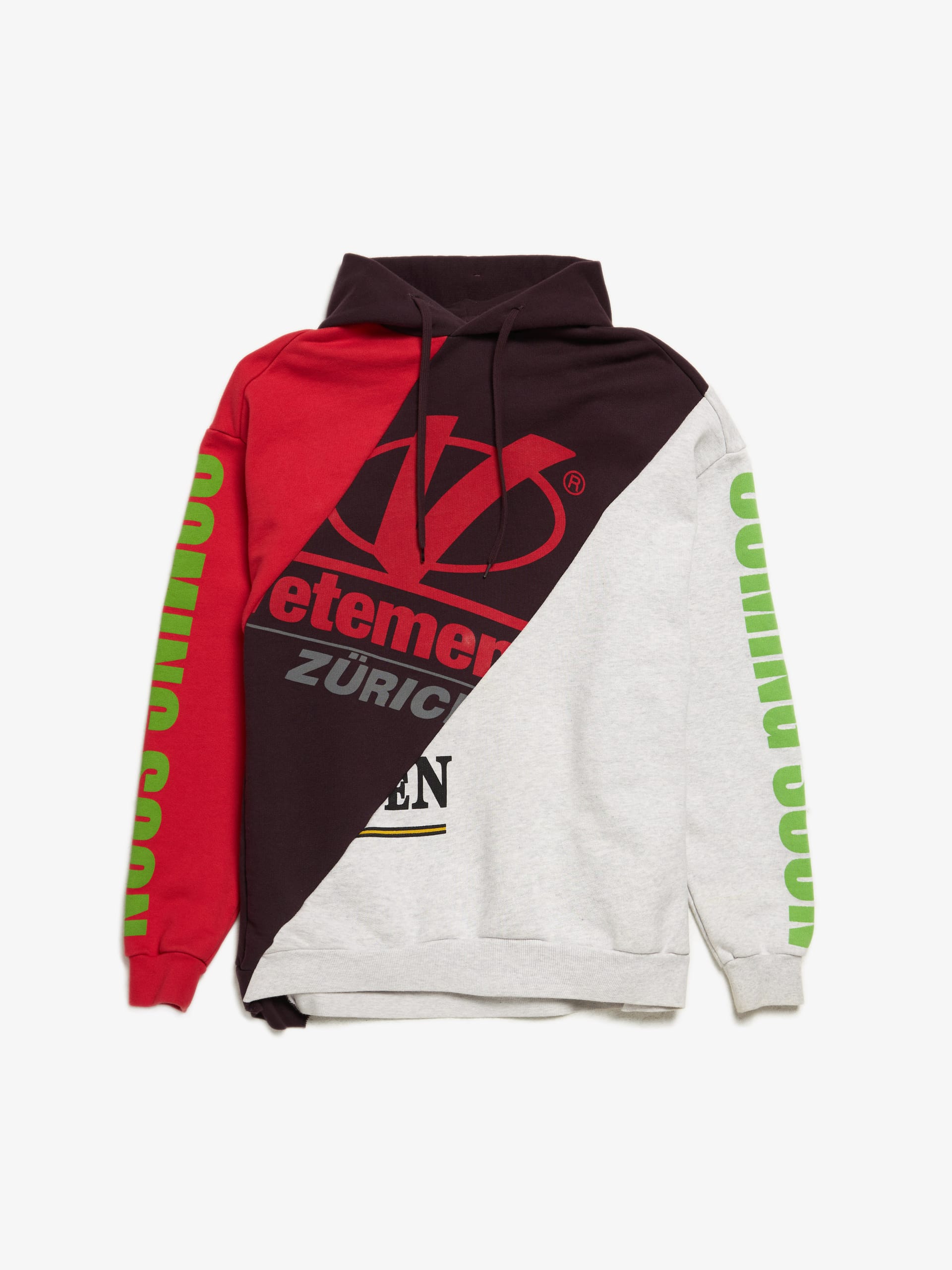 Red printed hoodie sale