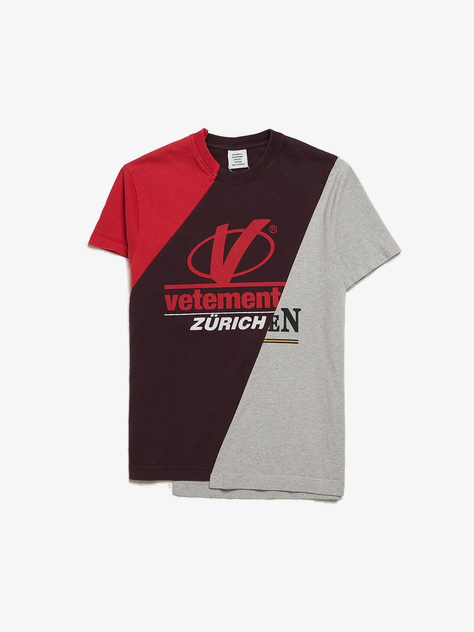 Vetements Logo T-shirt - Burgundy