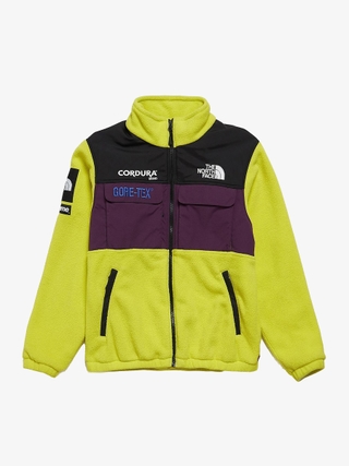 The North Face Green Purple And Black Logo Embossed Jacket