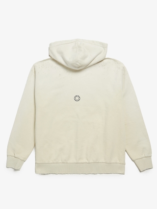 Project GR TGS Embroidered Washed Hoodie - Khaki Brown