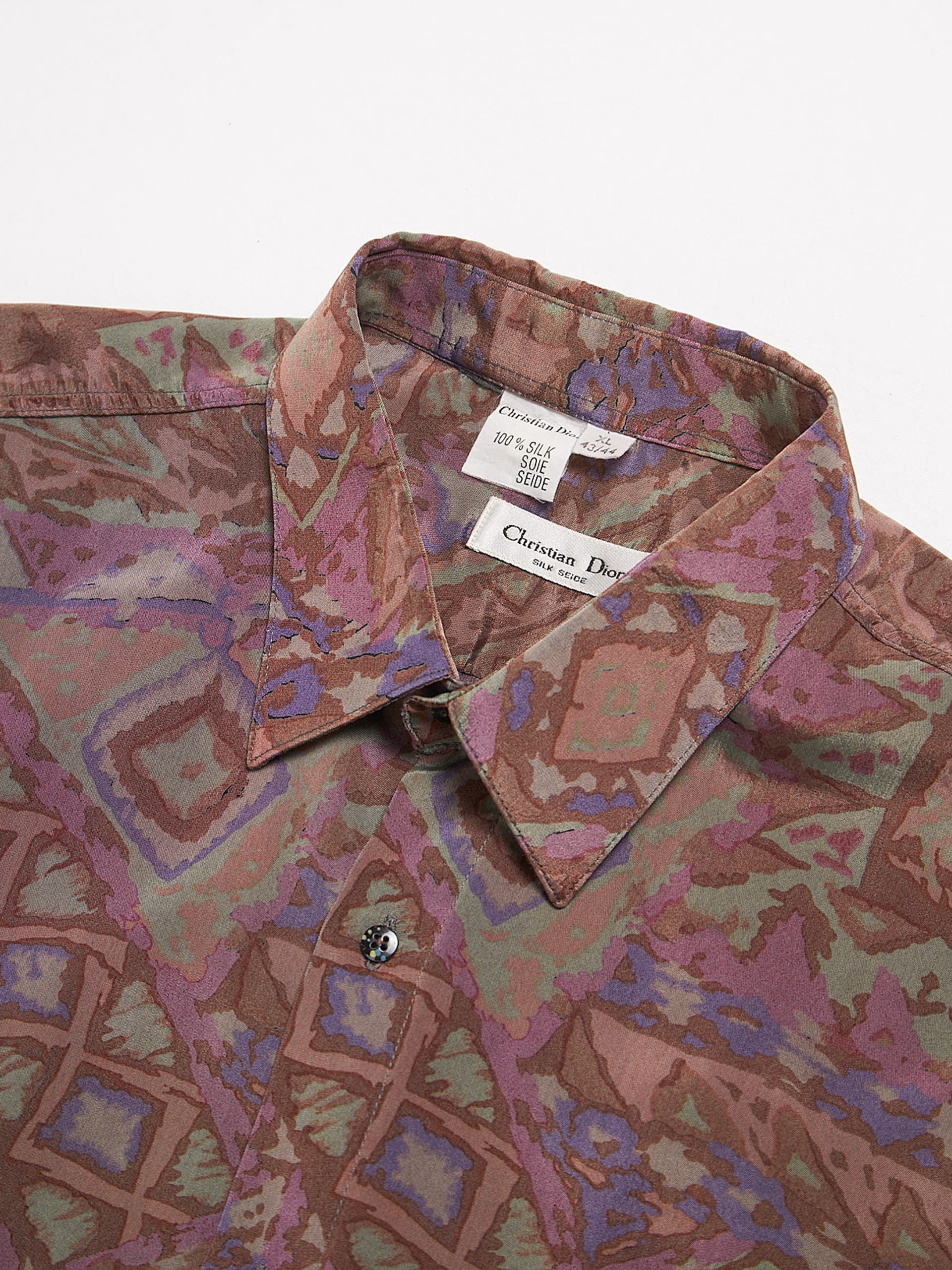 Christian dior silk shirt hotsell