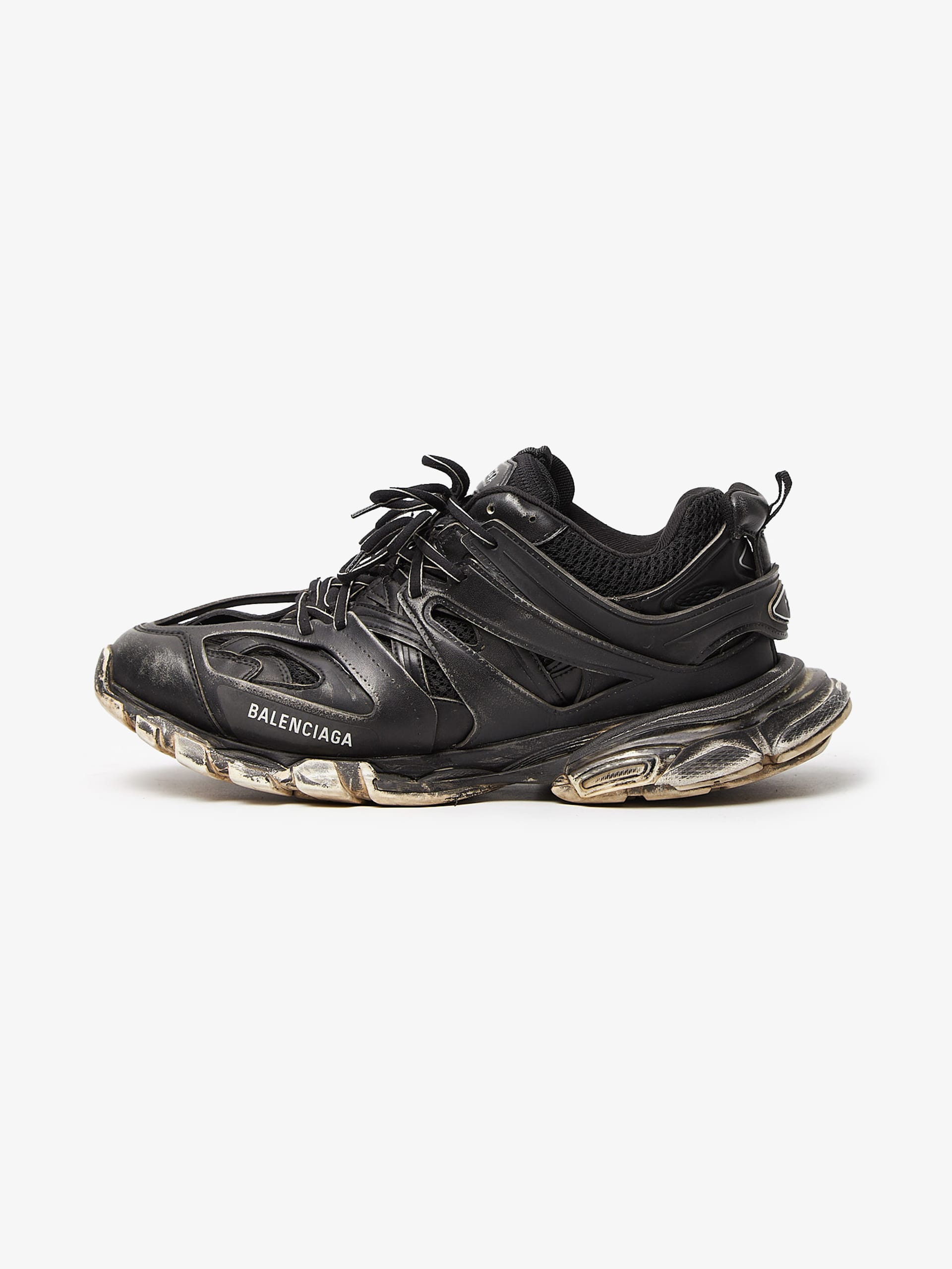 Balenciaga Faded Black Track Sneakers