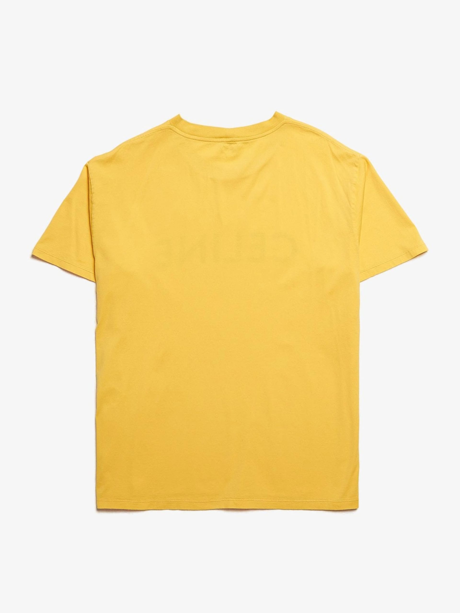 NAOKO CELINE イエロー ロゴTシャツ Celine Yellow Logo Printed Cotton T-Shirt