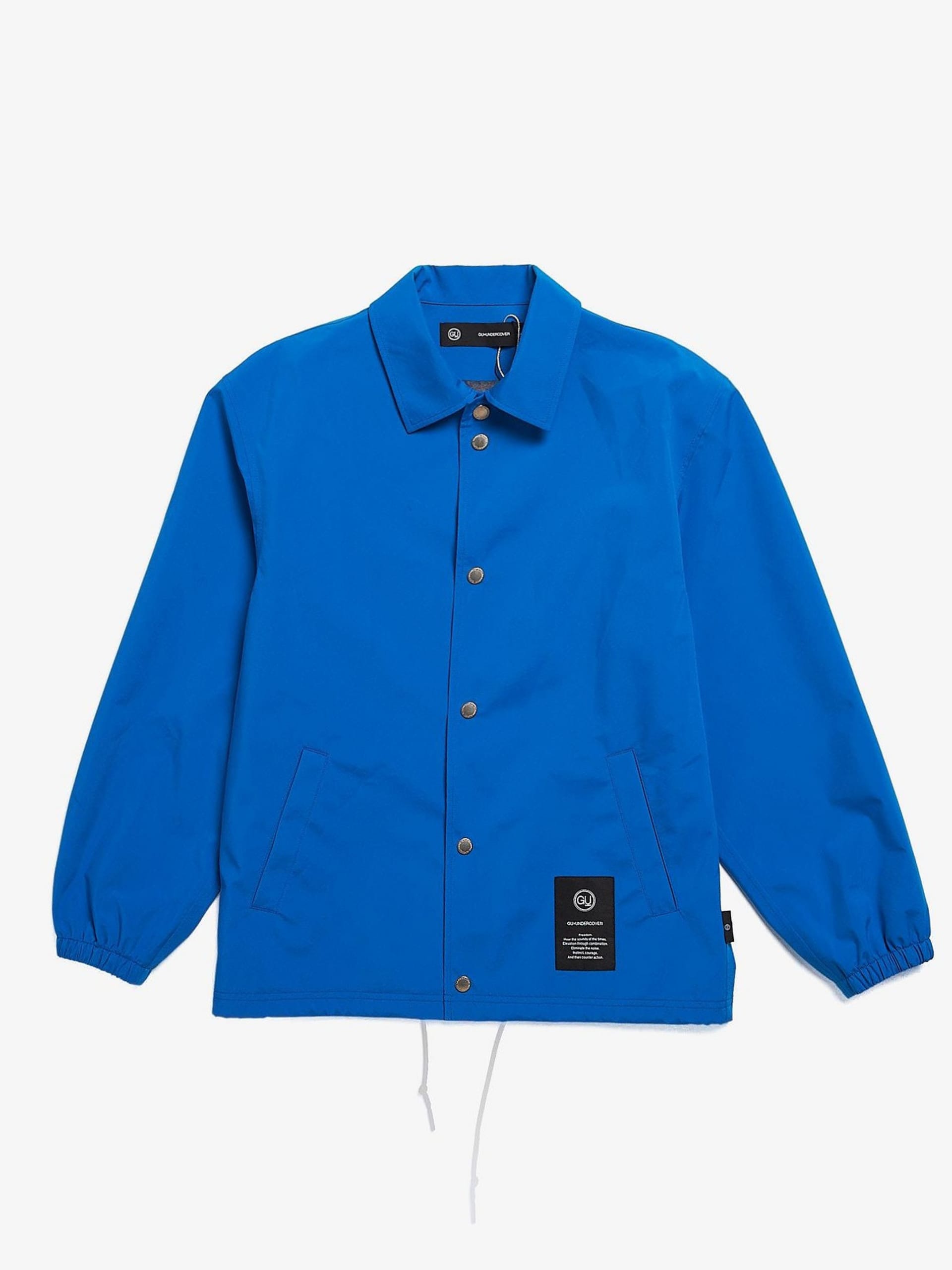 Undercover GU Blue Back Printed Coach Jacket