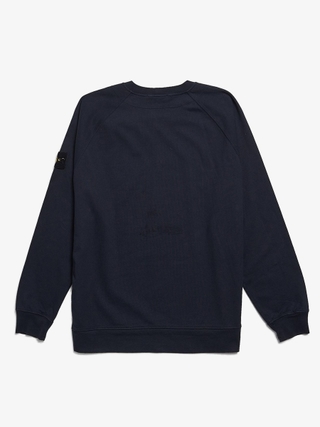 トップス STONE ISLAND LOGO PATCH SWEATSHIRT NAVY Stone Island Patch Logo Long Sleeve Navy Blue sweatshirt