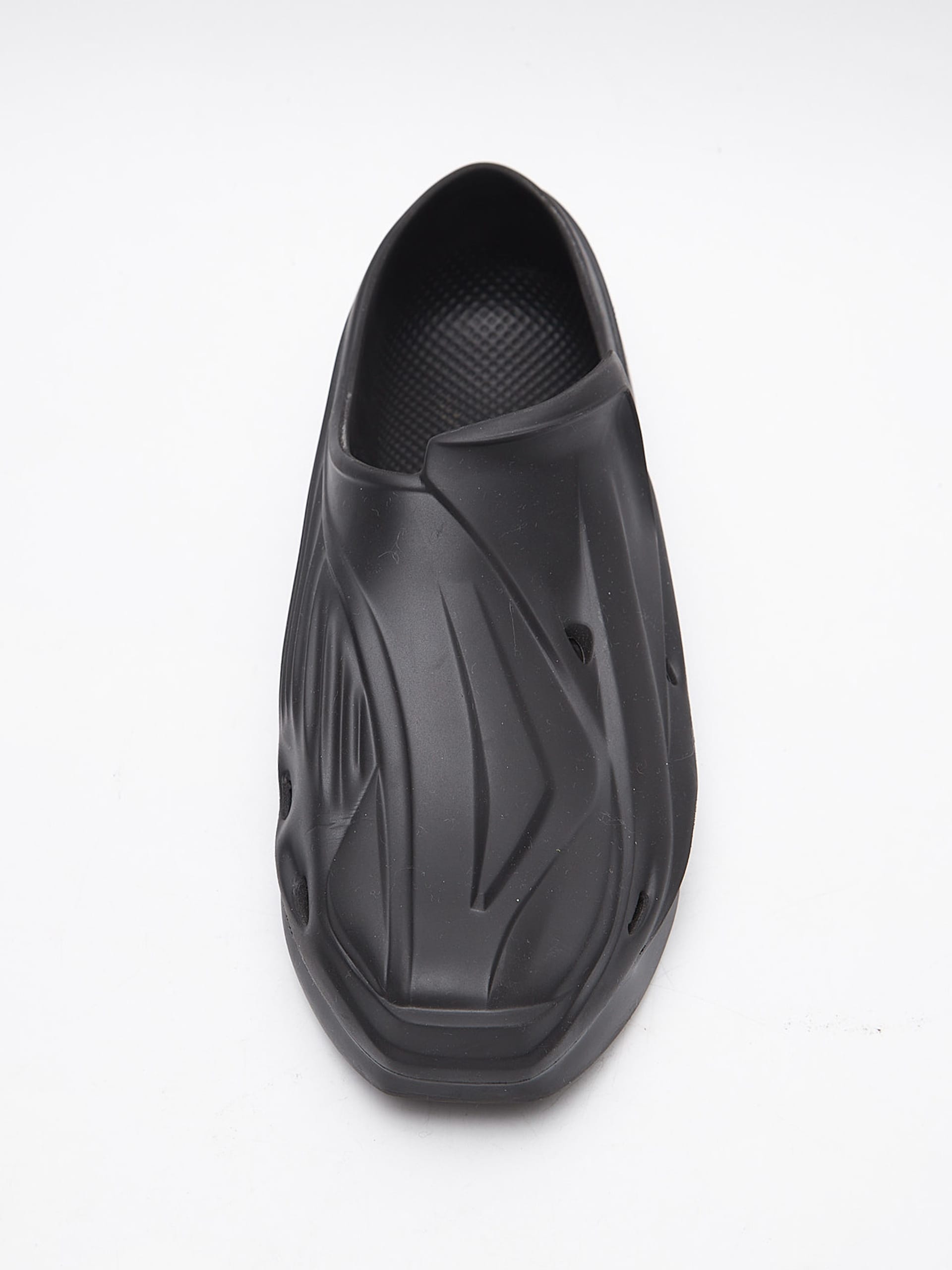 1017 ALYX 9SM Black Lether abstract Slipons