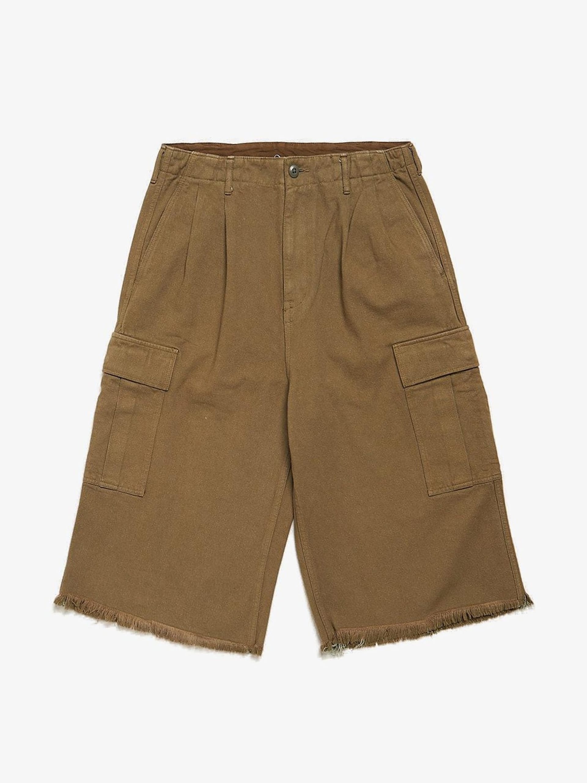 doublet SILK TWILL MILITARY PANTS KHAKI - パンツ