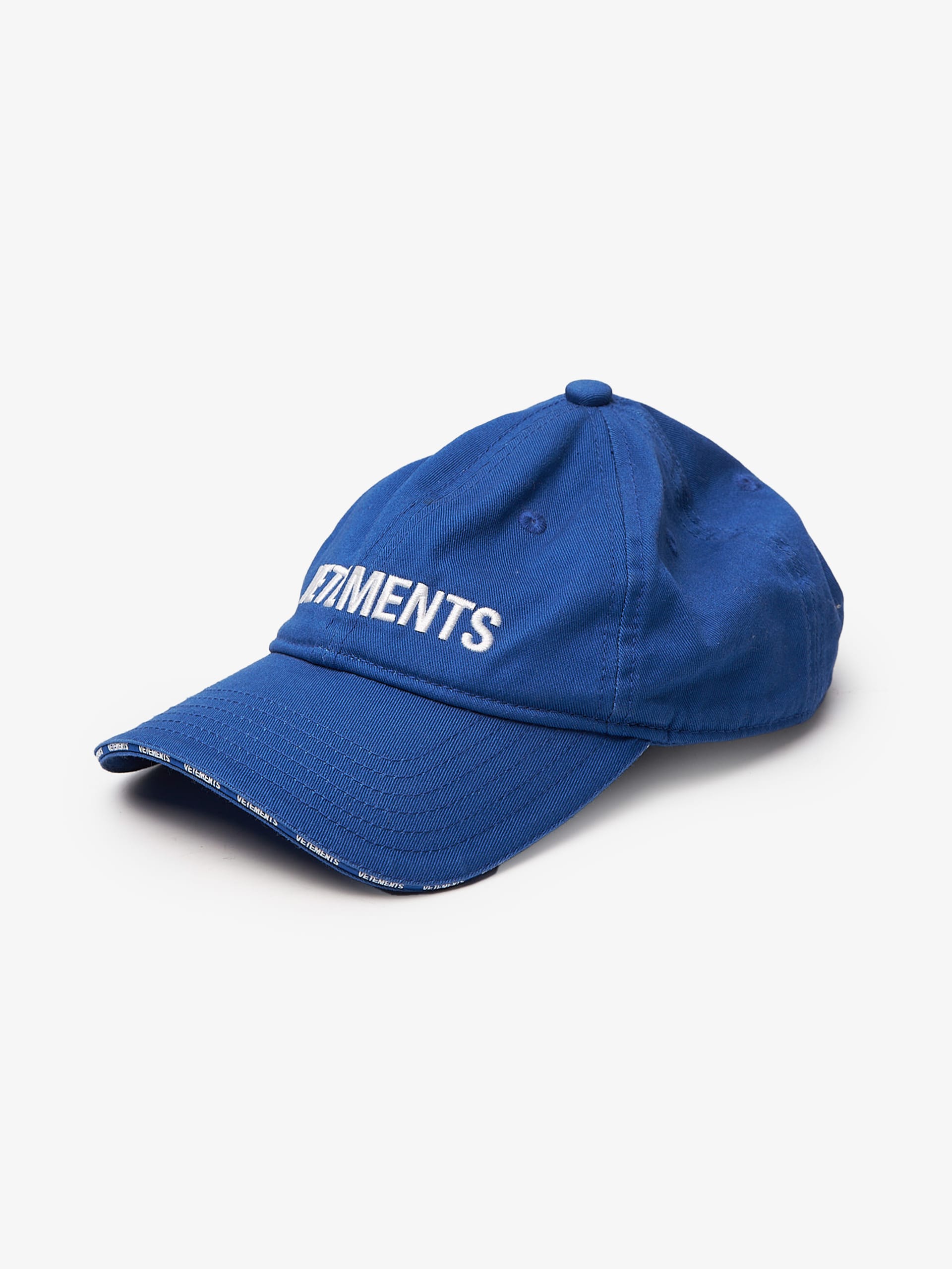 新品未使用 ◆VETEMENTS★LOGO COTTON  CAP Vetements white women's cap made of cotton with logo 150840