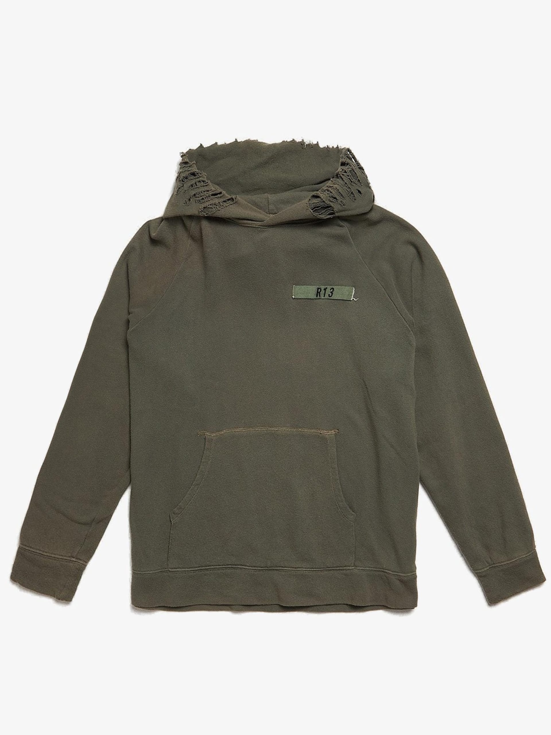 R13 Green Oversized Hoodie