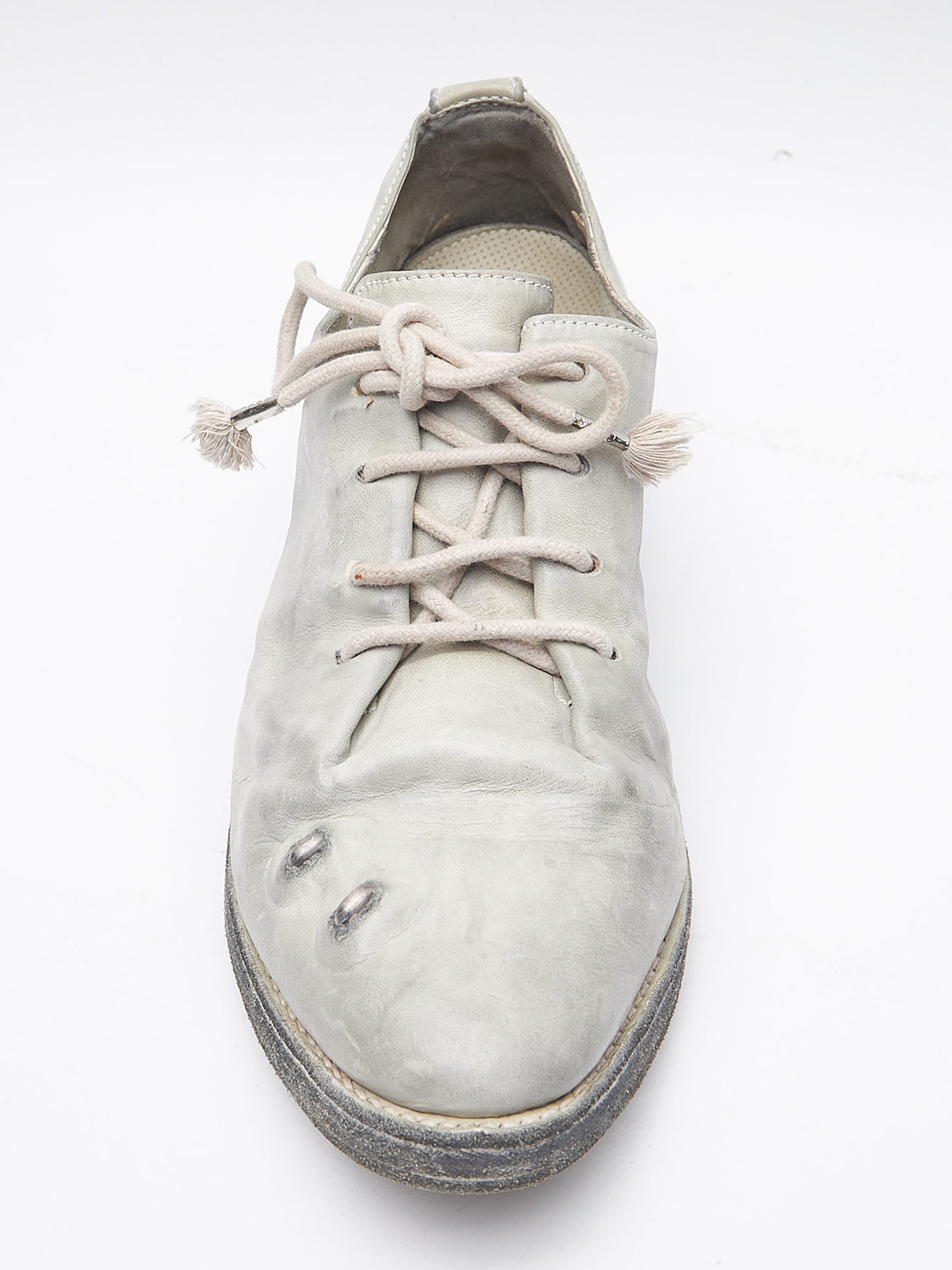 Carol Christian Poell Gray U Sole Low Derby Titanium Derby