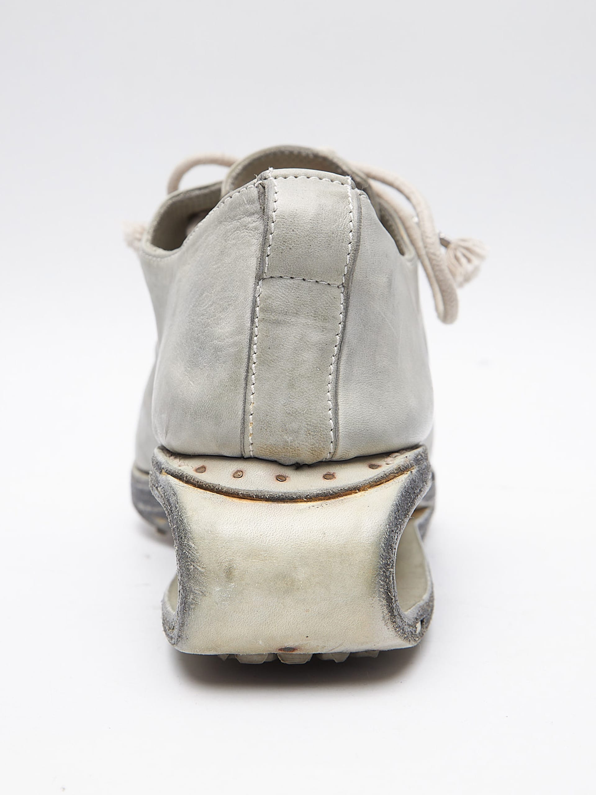 Carol Christian Poell Gray U Sole Low Derby Titanium Derby