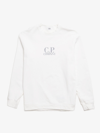 White cotton sweatshirt sale