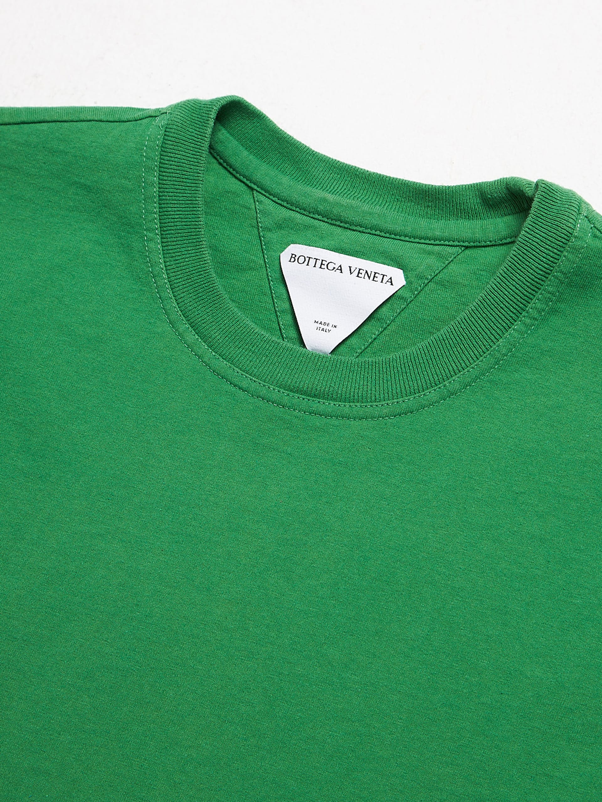 Bottega Veneta Green Cotton T-Shirt