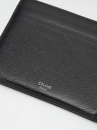 Leather wallet Celine Grey in Leather - 36591092