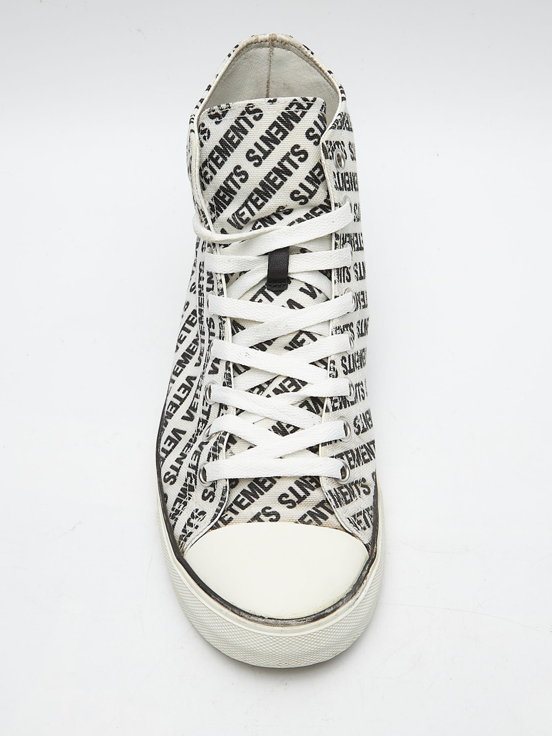 靴/バッグ VETEMENTS / Logo-print high-top canvas trainers Vetements High-Top Canvas Trainer | Hypebeast