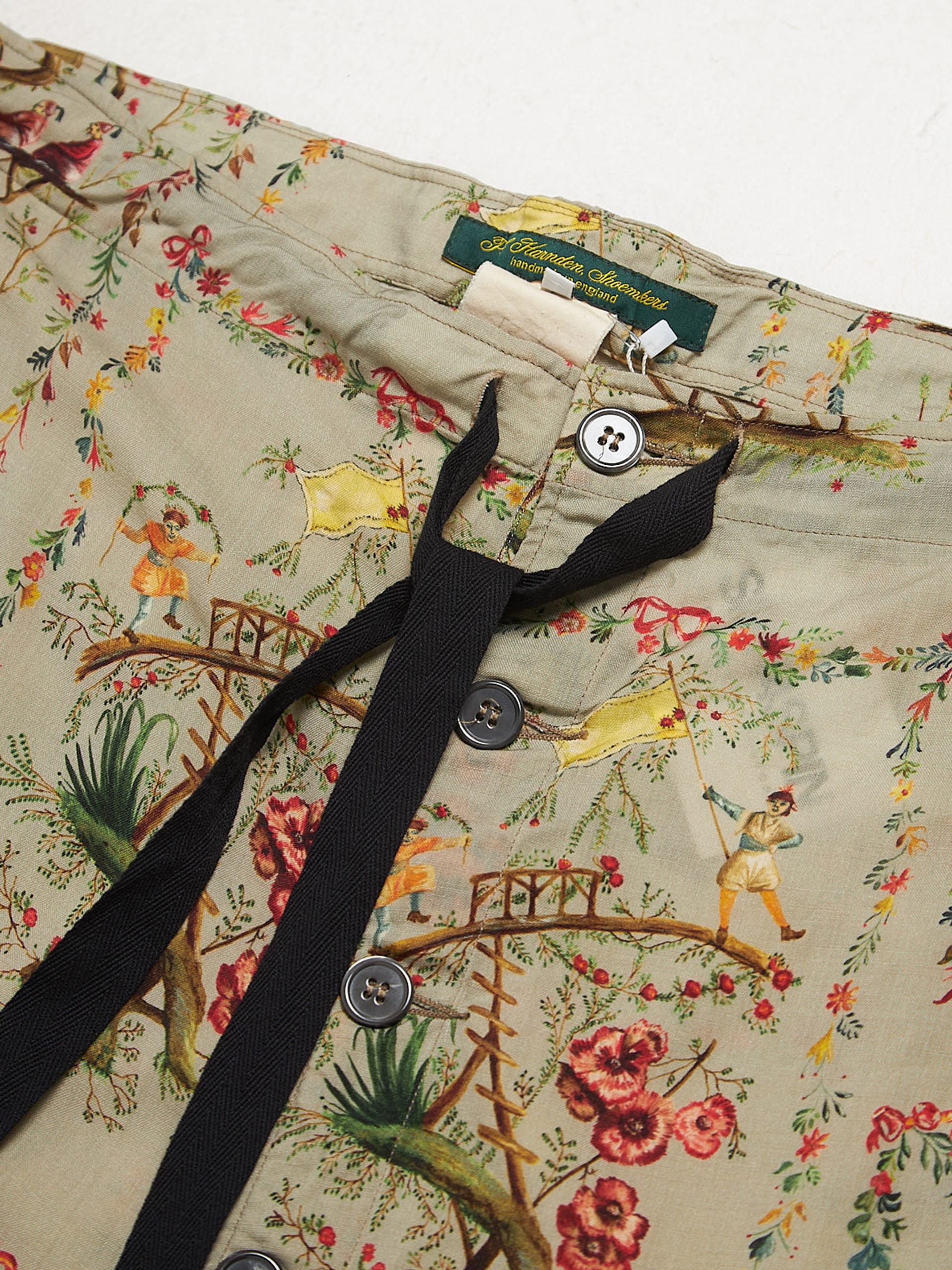 Paul Harnden Shoemakers Wool Flower Printed Pijama Set